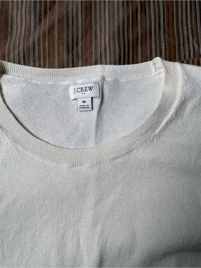 J. Crew Off-White Crewneck Sweater